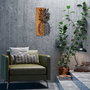 Wallity MA-298 Accesorio Decorativo de Pared en Nogal y Negro